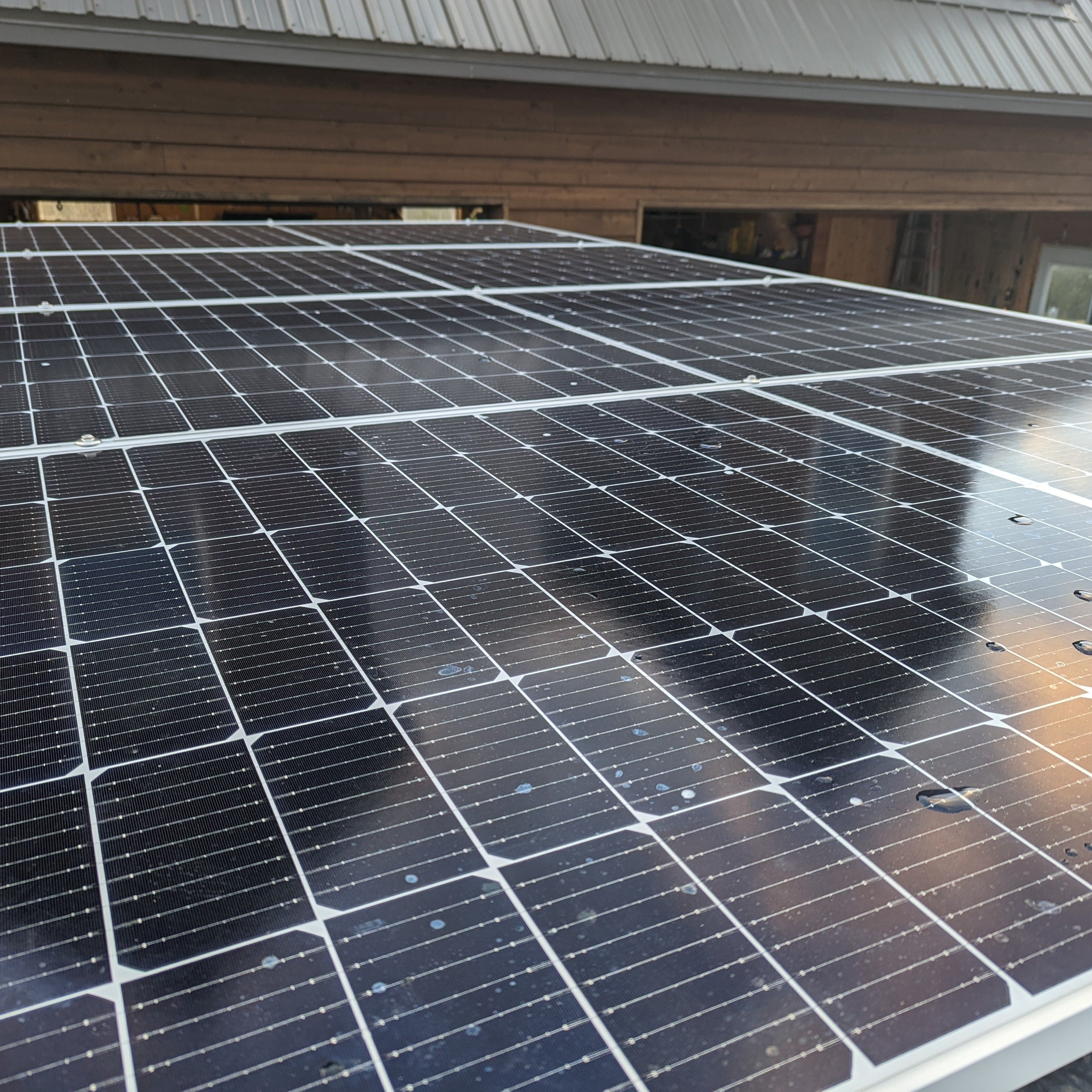 16' Expanded Model Enclosed SOLAR POWERED Offgrid Self-Sufficient Trailer - BASE MODEL w Expanded 10K Split Phase 120V/240V OMO E-Line Inverter + 10.24kWh OMO E-Line Lithium Battery