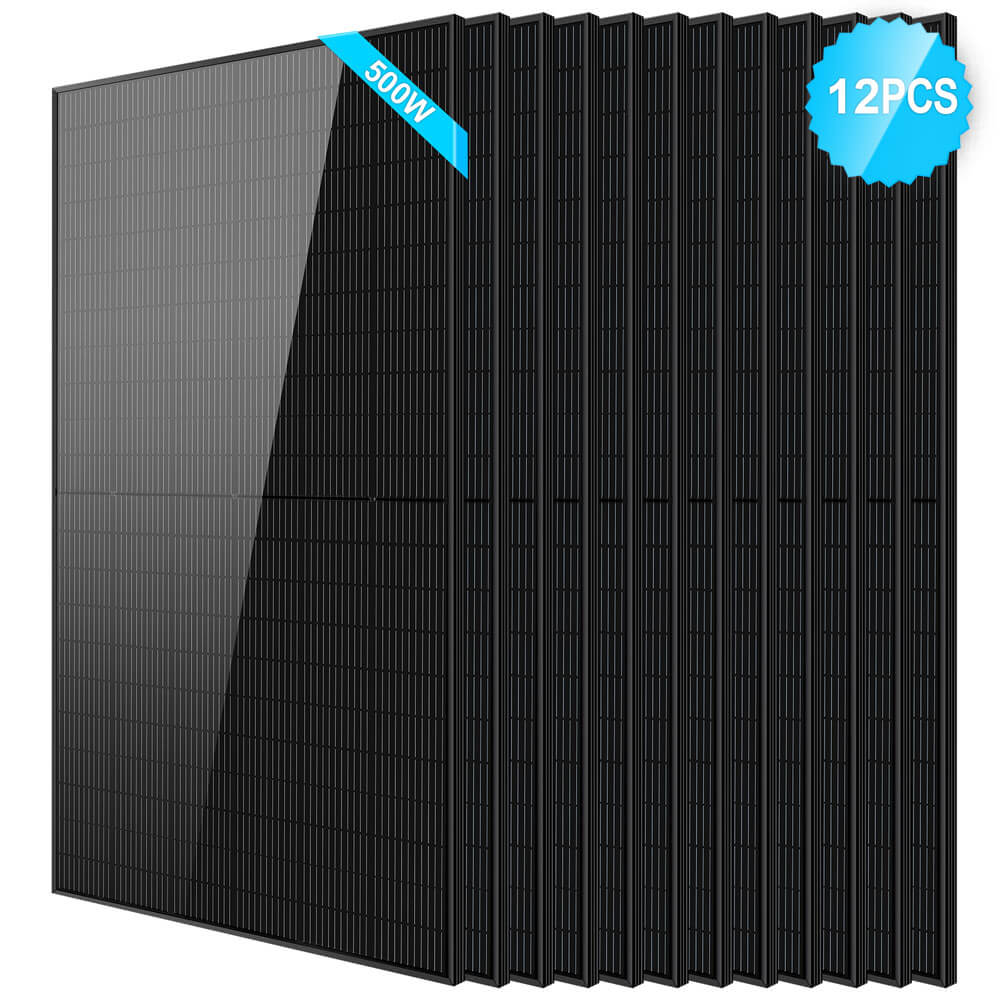 500W Mono Black PERC Solar Panel  UL61730 CEC Listed