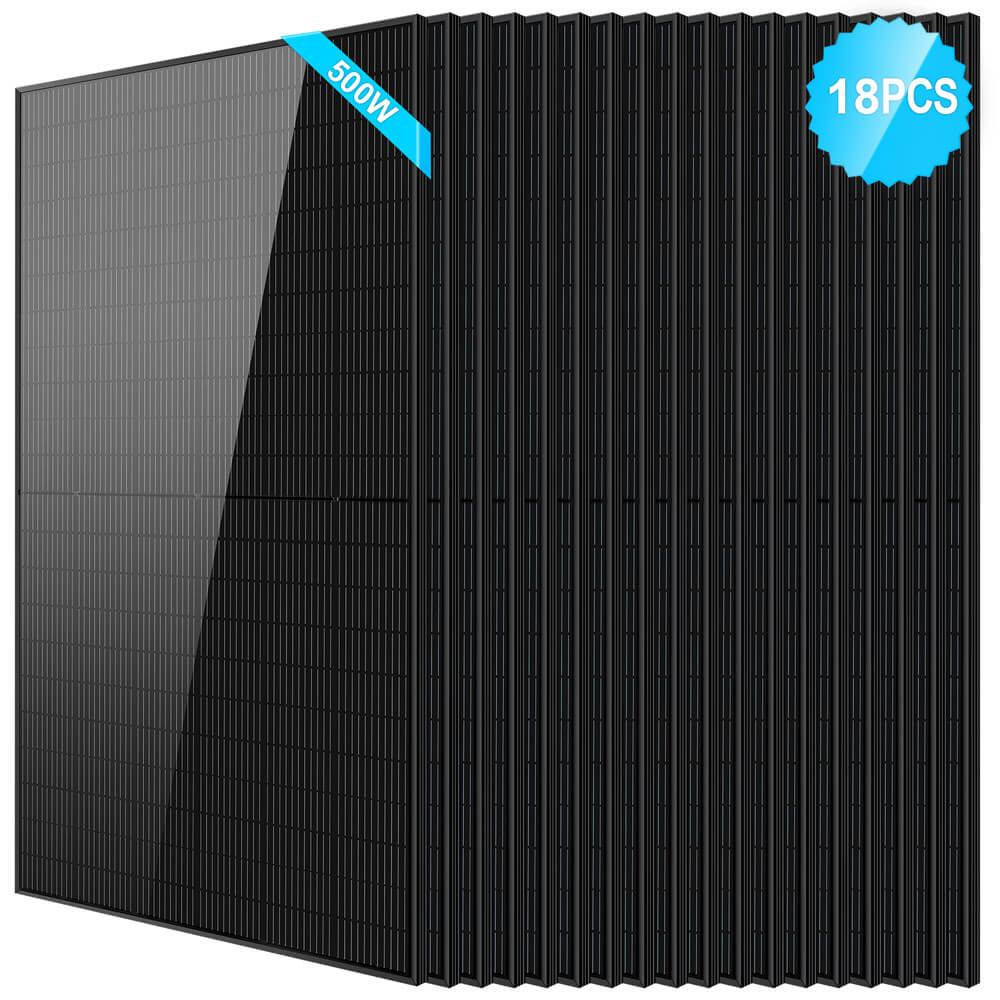 500W Mono Black PERC Solar Panel  UL61730 CEC Listed