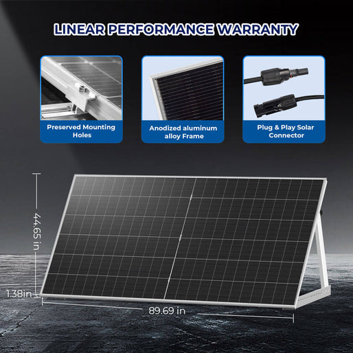 590 Watt Bifacial N-Type Monocrystalline Solar Panel SGN-590-BDG1 UL61730 CEC Listed