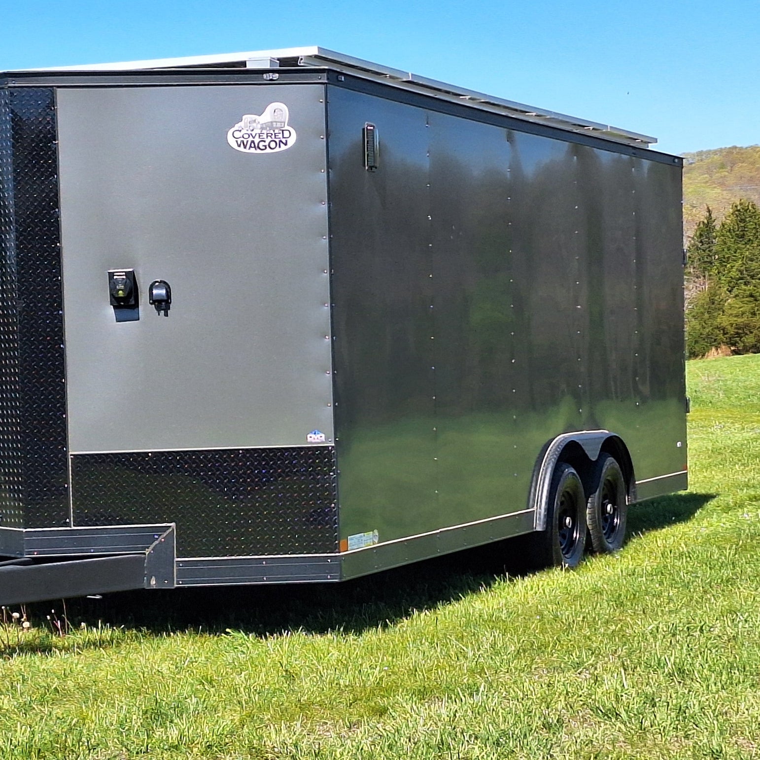 20' Enclosed SOLAR POWERED Offgrid Self-Sufficient Trailer - SOL-ARK 15K Version with 32K Lithium Battery