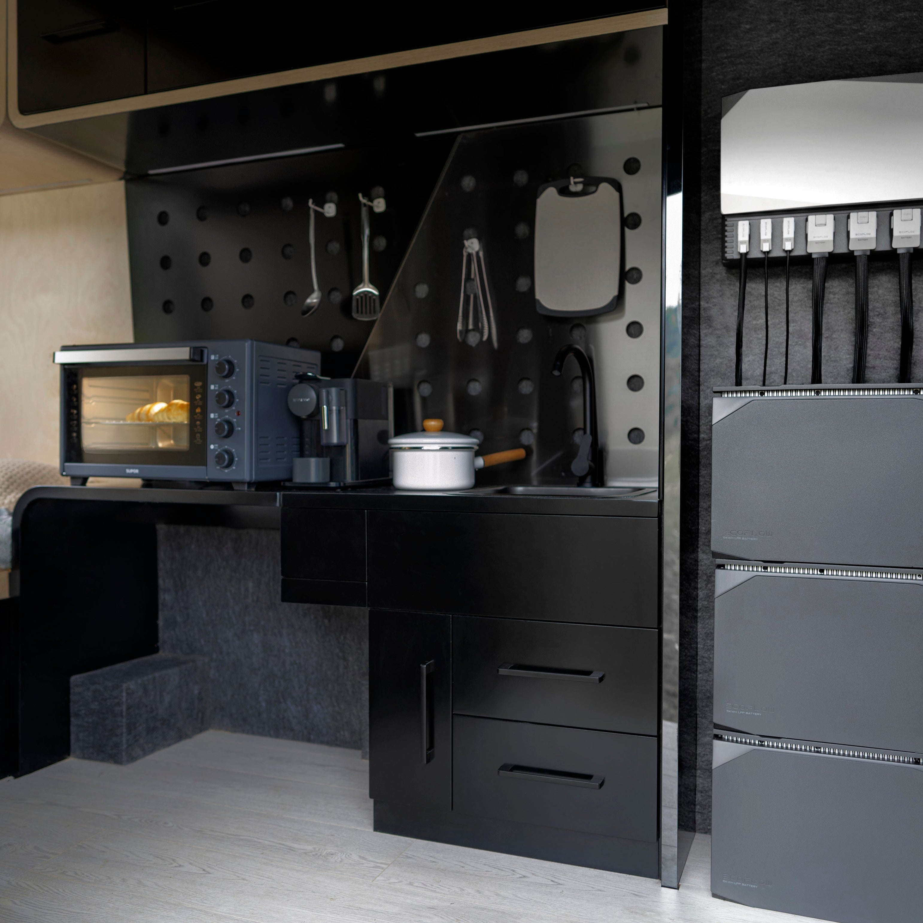 EcoFlow Power Kit 120V Output - 1x 3600 Watt Solar Generator / 5000wH Lithium Storage / 2600w Solar Complete Offgrid Kit