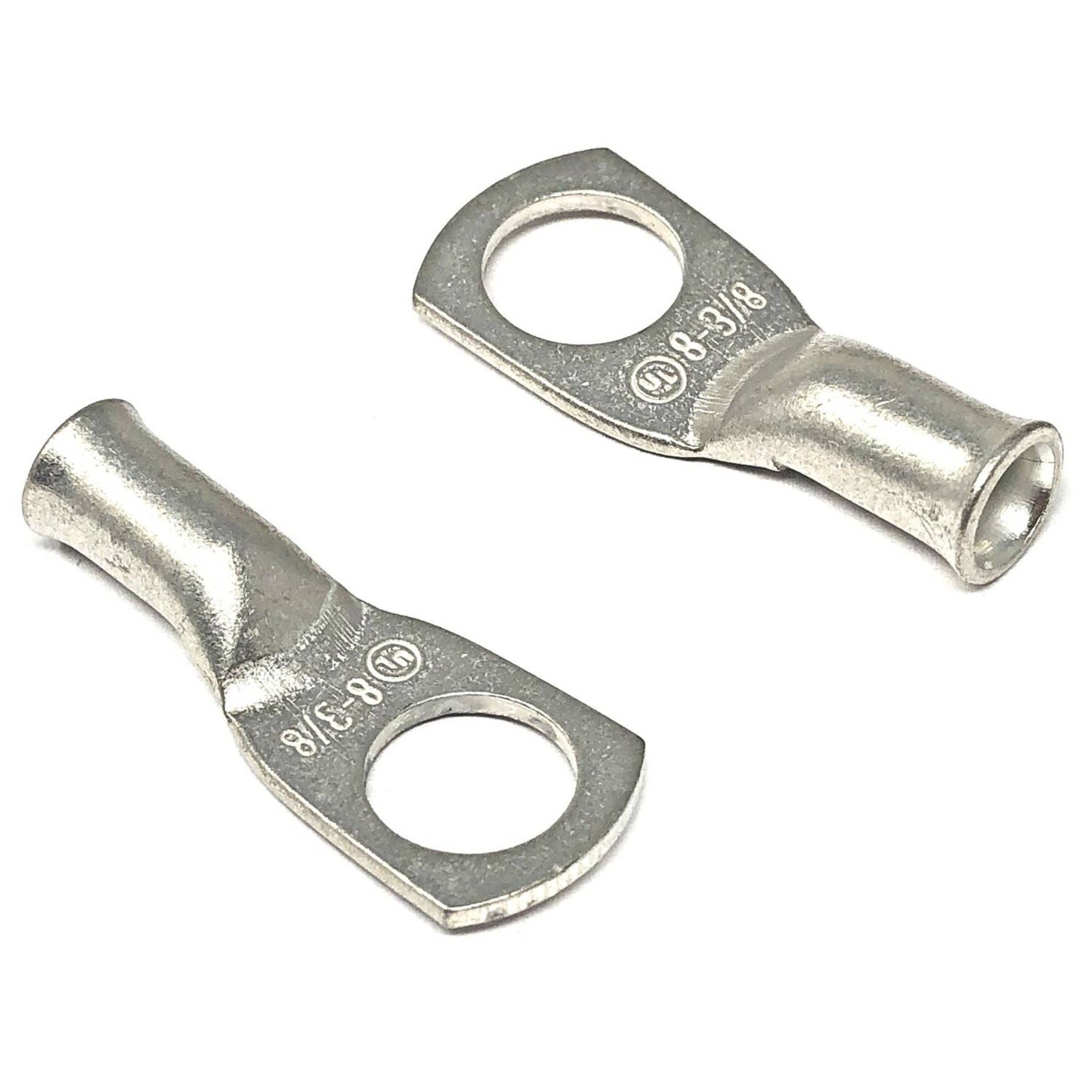 8 Gauge (AWG) Pure Copper Cable Lug Connector Ring Terminals