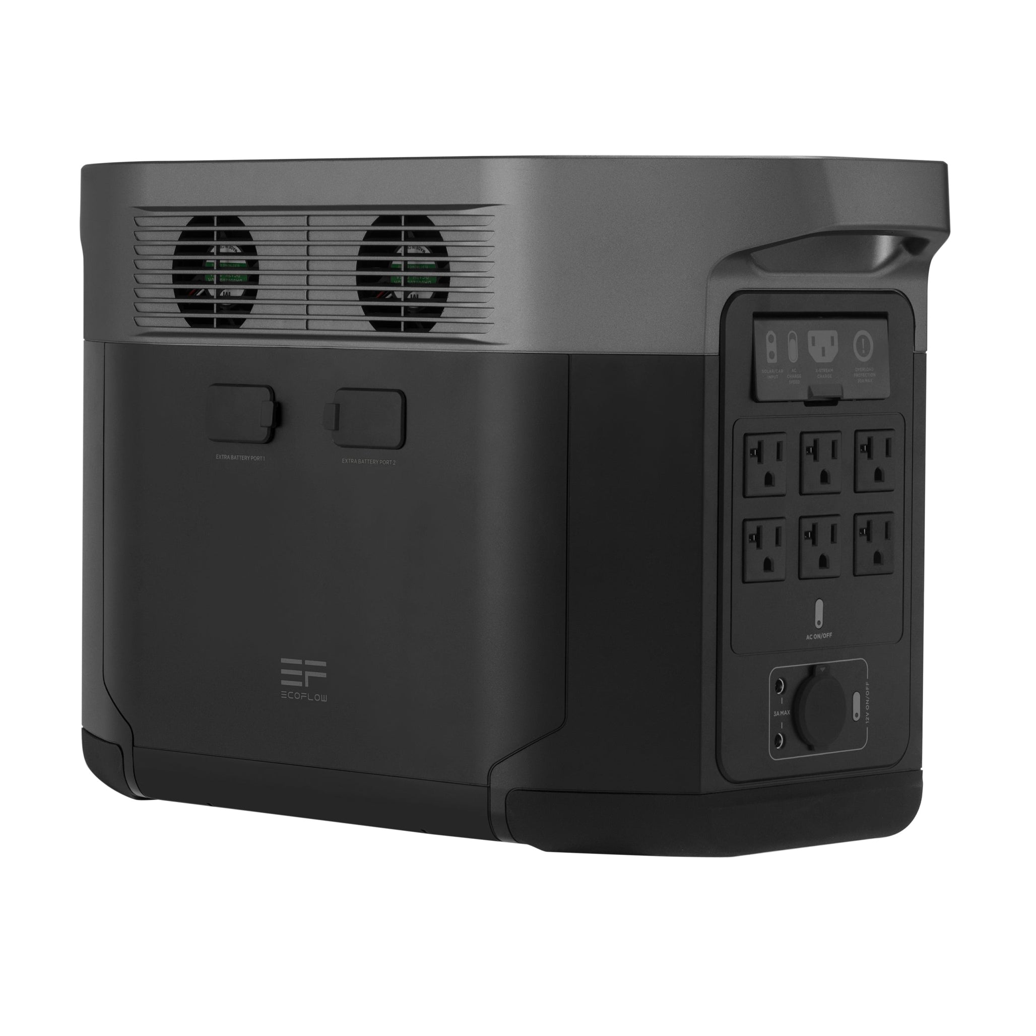 EcoFlow DELTA Max 2 - 2400 Watt Solar Generator / 2016wh Lithium Storage / 1300w Solar Complete Offgrid Kit