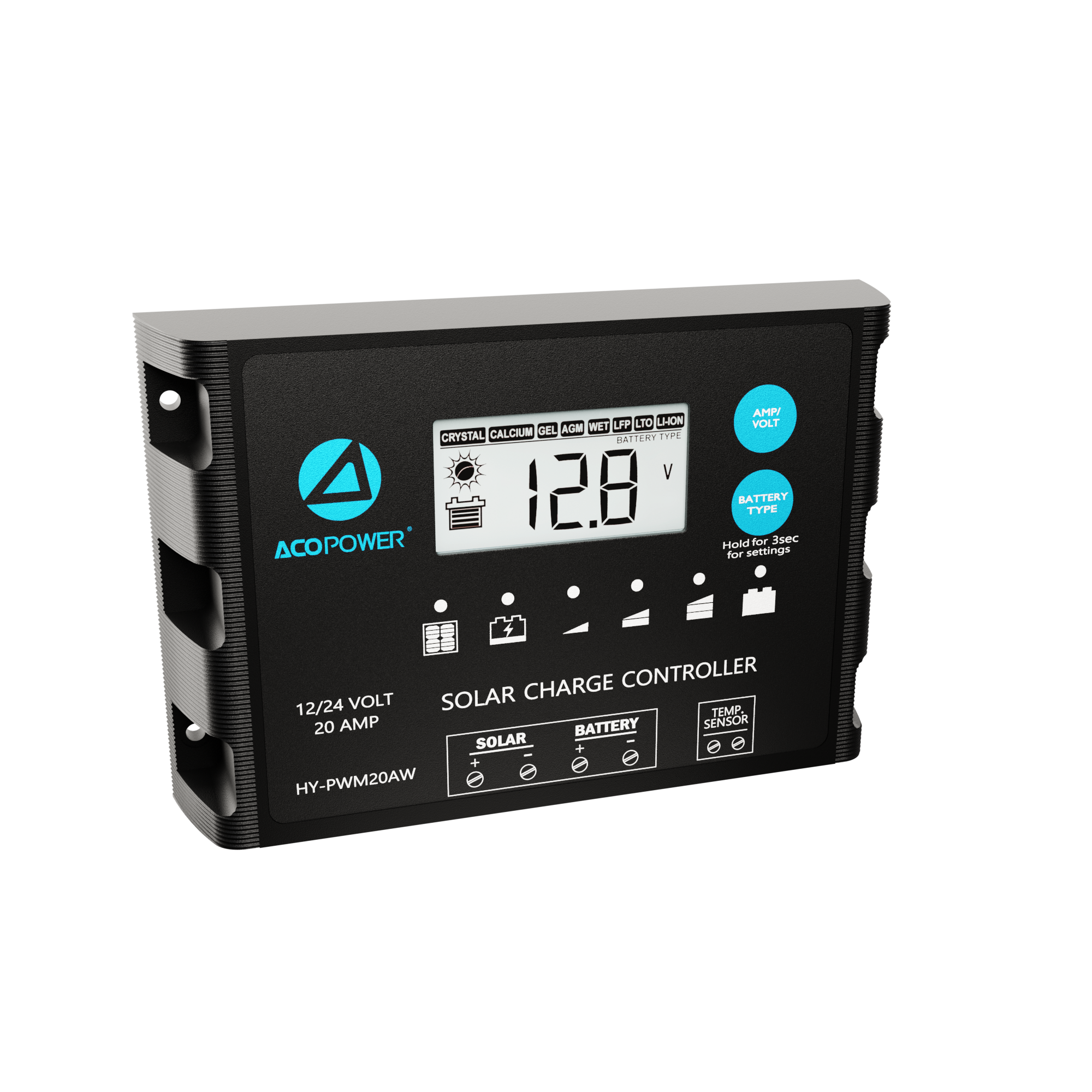 ProteusX 20A PWM Solar Charge Controller