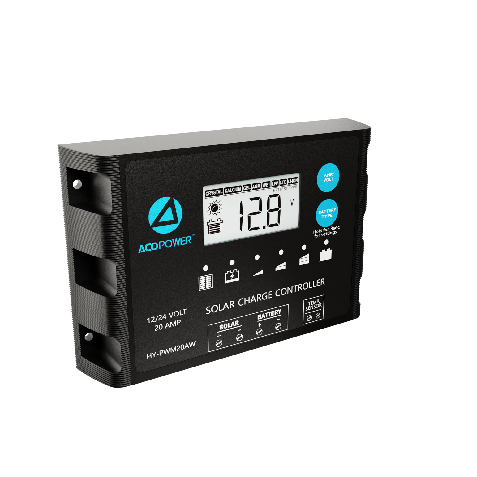 ProteusX 20A PWM Solar Charge Controller