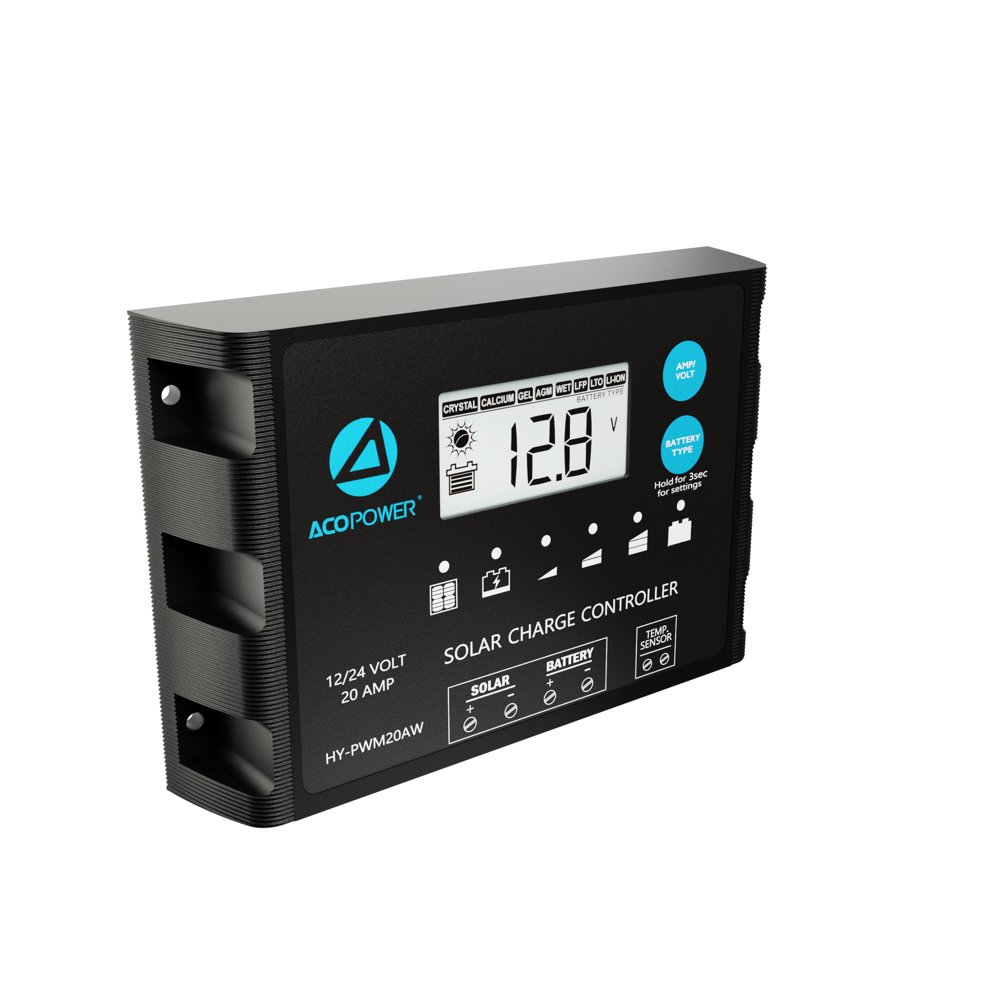 ProteusX 20A PWM Solar Charge Controller