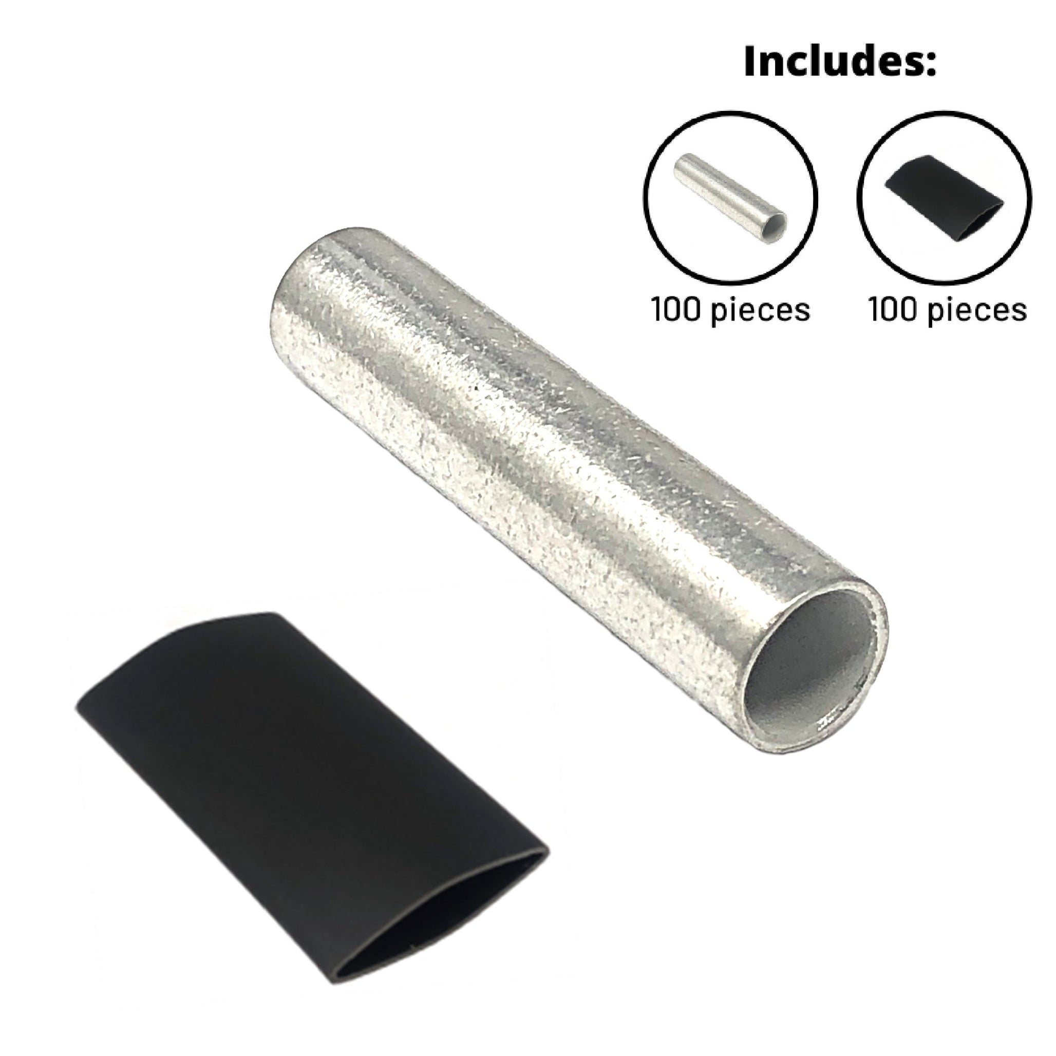 Butt Splice Connector Pure Copper Tin-Coated Marine Grade Uninsulated