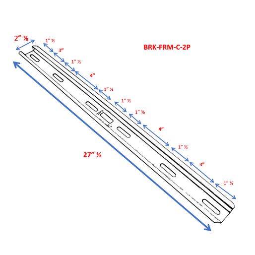 Folding Mounting Bracket for Mini Split Unit with Leveler