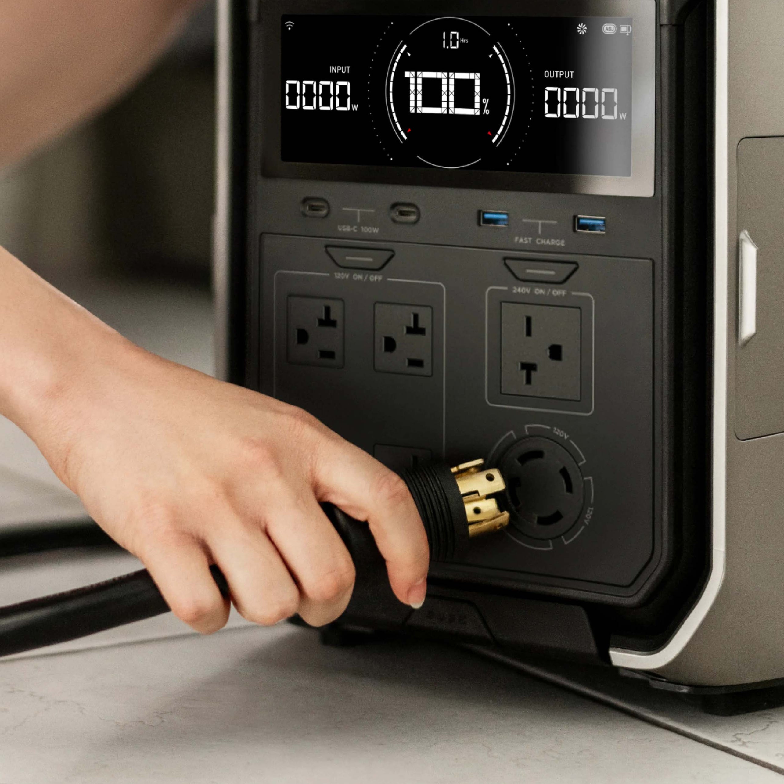 EcoFlow DELTA PRO 3 - 4000 Watt Solar Generator / 4000wH Lithium Storage / 2200w Solar Complete Offgrid Kit