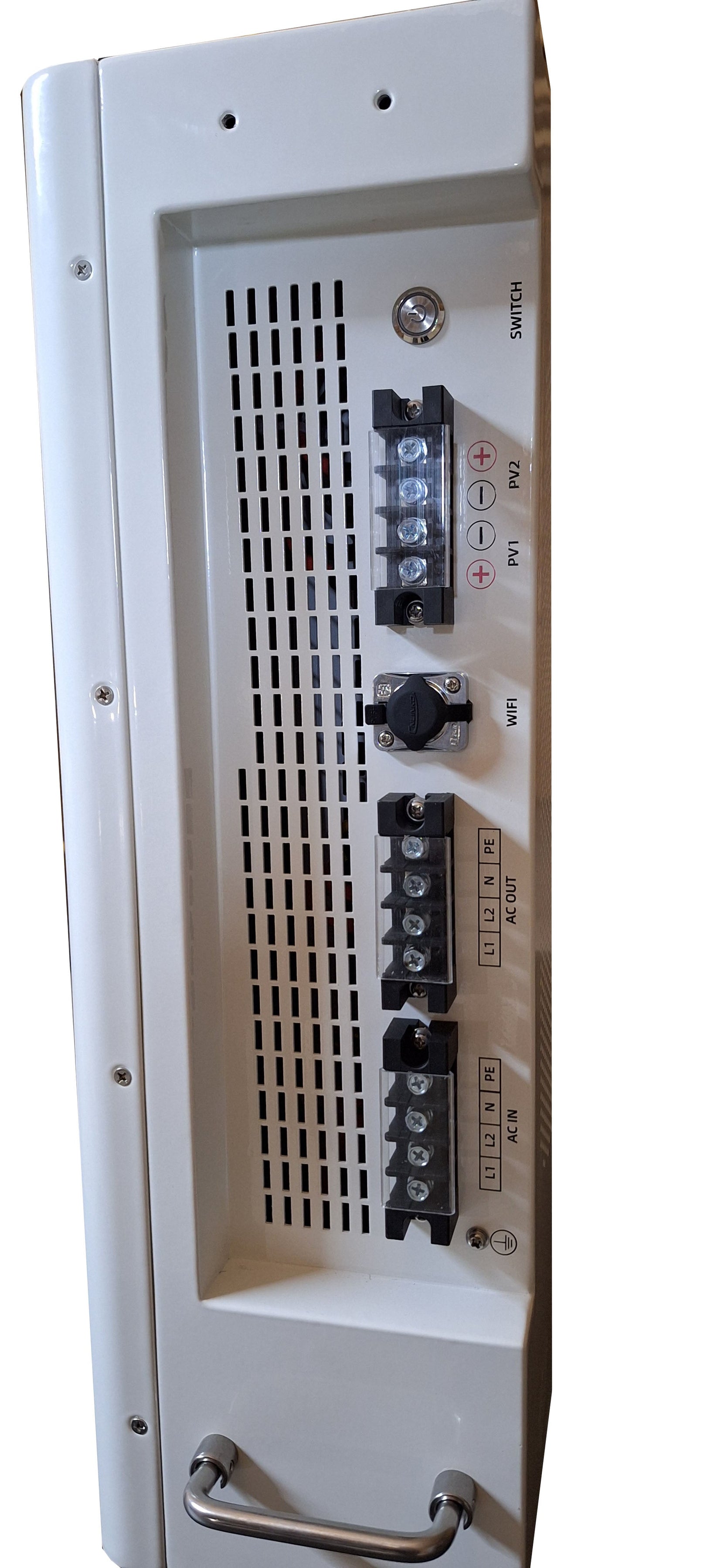 4.56KW Complete Offgrid Solar Kit + 10K 120V/240V OMO E-Line Inverter + 10.24KW OMO E-Line Lithium Battery +4.56KW Solar with Roof Mount and Wiring