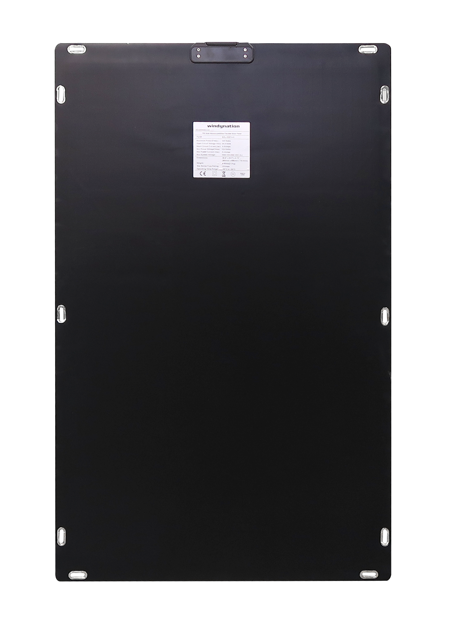 100 Watt 12V Flextreme Flexible Thin Lightweight Monocrystalline ETFE Solar Panel --- Bends 360 Degrees