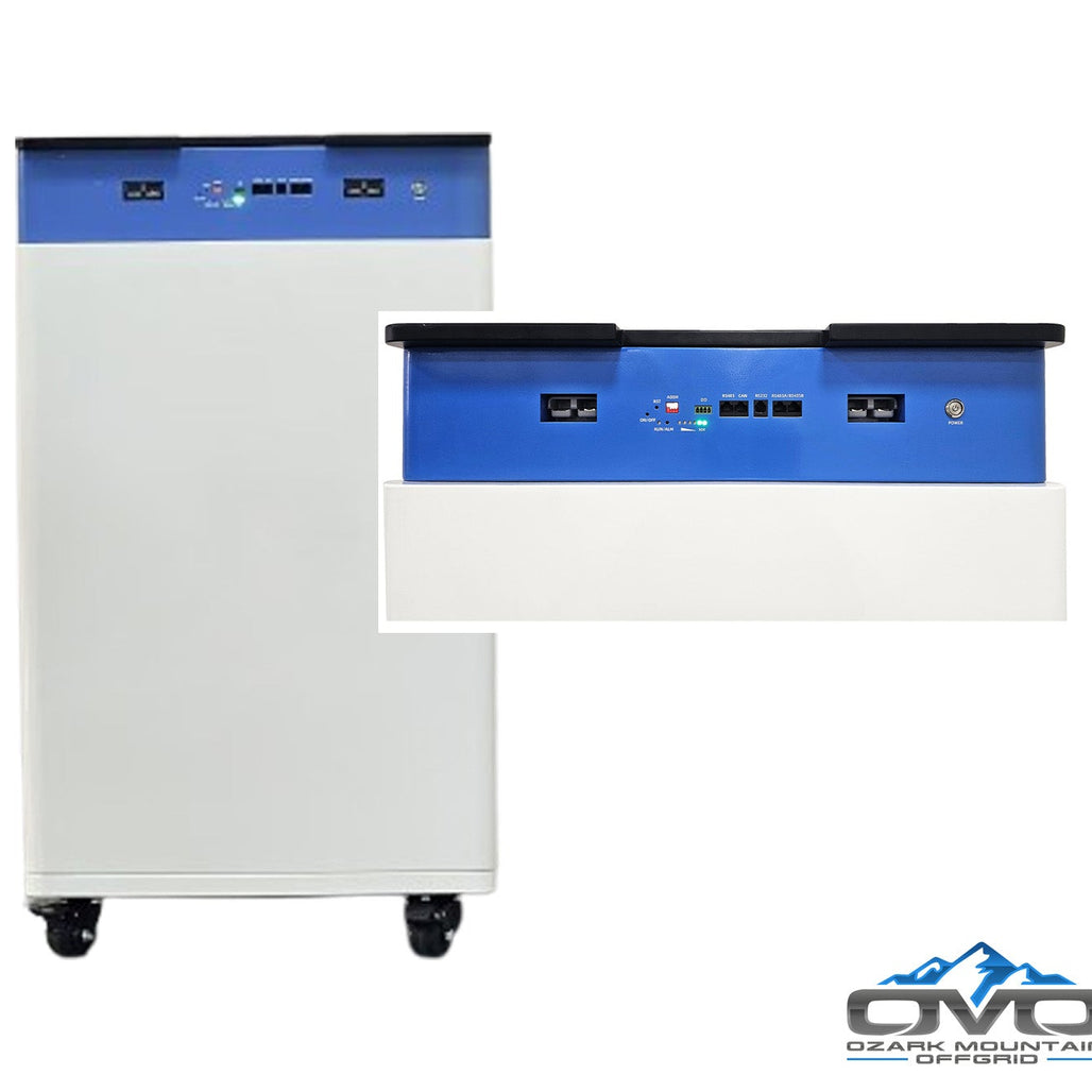 10KW Complete Offgrid Solar Kit + 15K Sol-Ark Inverter + 32kWh OMO 48V Freedom Series Lithium Battery + 11KW Solar with Ground Mount Rails and Wiring