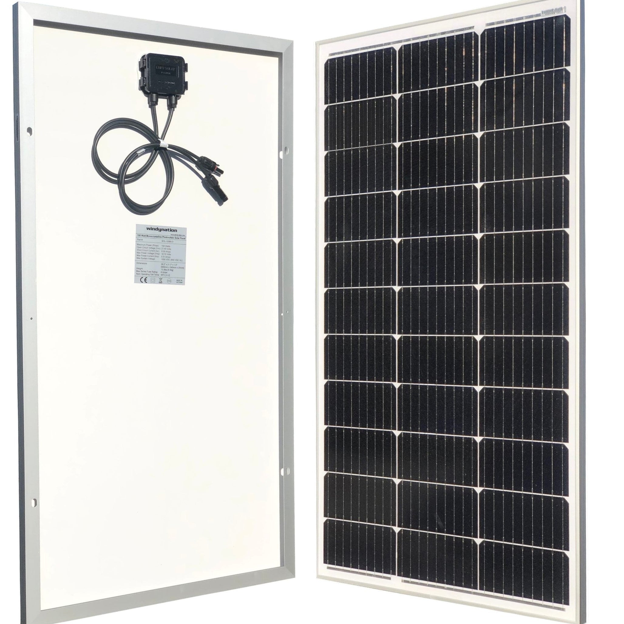 400-Watt Monocrystalline Solar Panel Kits with P30L LCD Solar Charge Controller