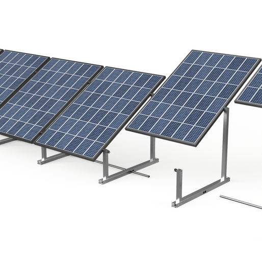 IntegraRack IR-30 Solar Panel Ground Mount | 30 Degree Angle | Aircraft Grade Aluminum