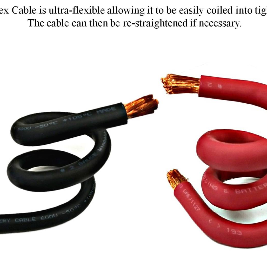 8 Gauge Pure Copper Ultra Flexible Welding & Battery Cable