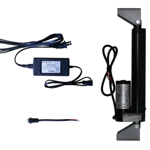 Linear Actuators 12-Volt 225lbs + Mounting Brackets with optional AC to 12 VDC Power Supply and/or Wireless Remote Control DPDT Switch