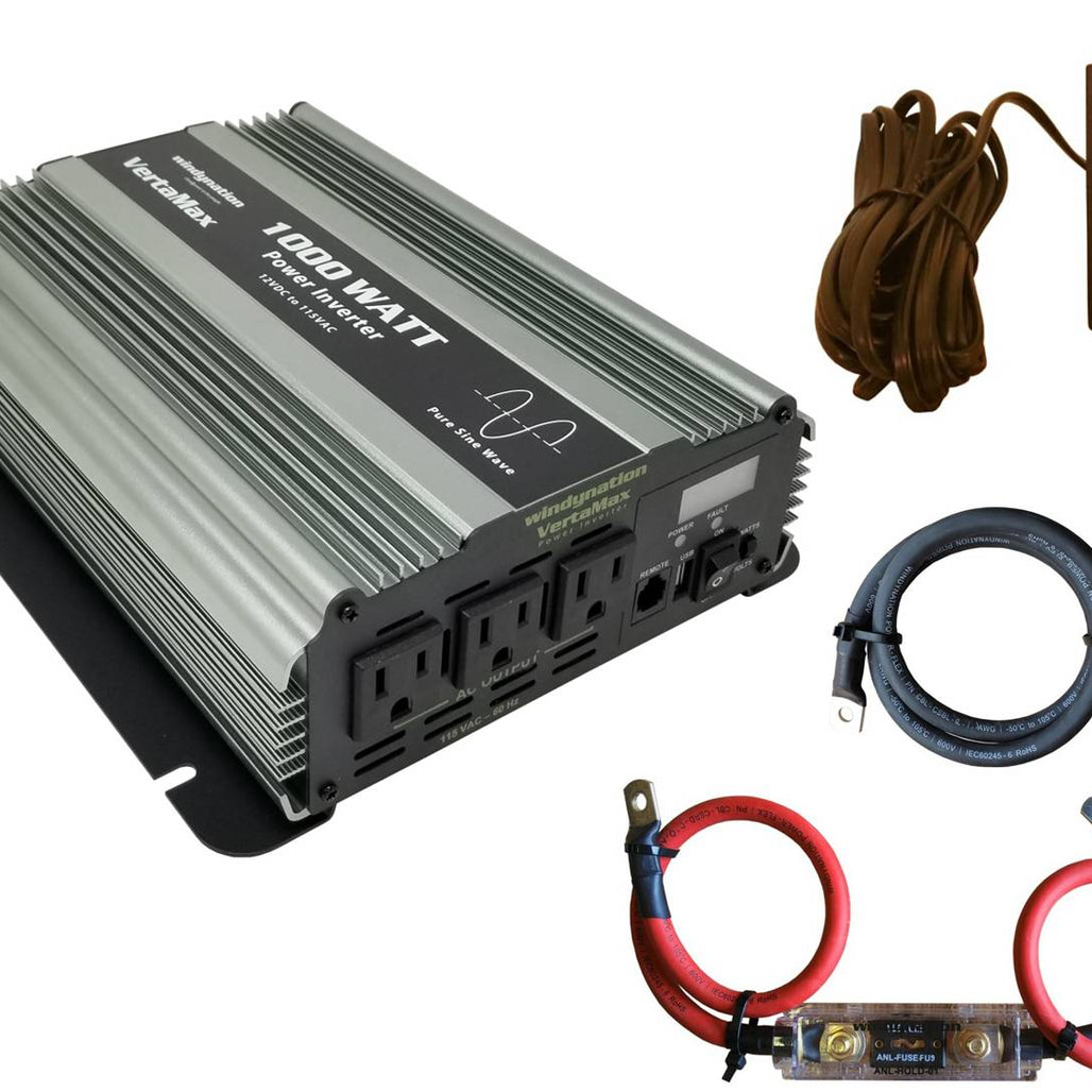 VertaMax 1000 Watt 12 Volt Pure Sine Wave Power Inverter