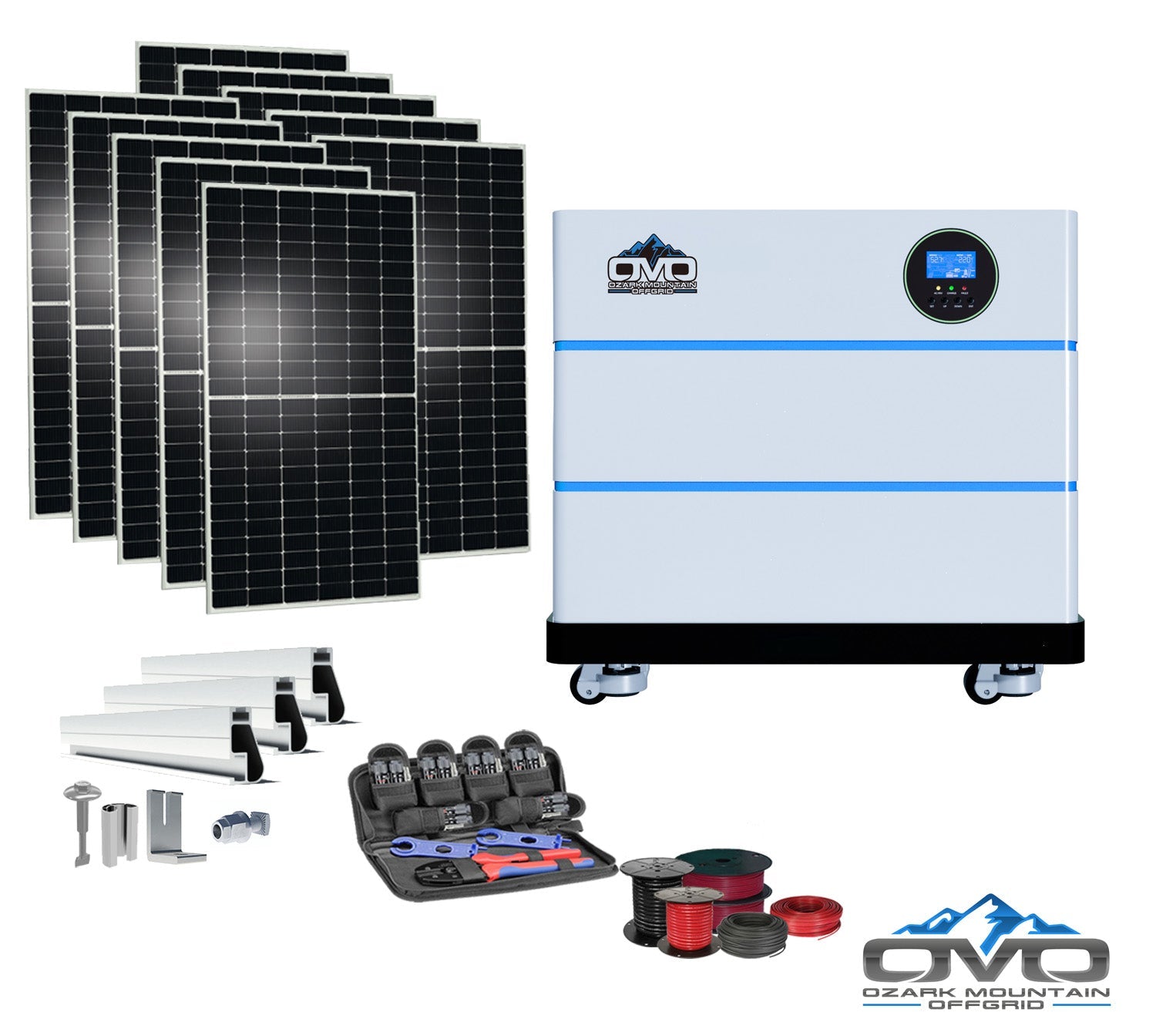 5.5KW OMO All-In-One Customizable Stacking Inverter/Battery System 550 ...
