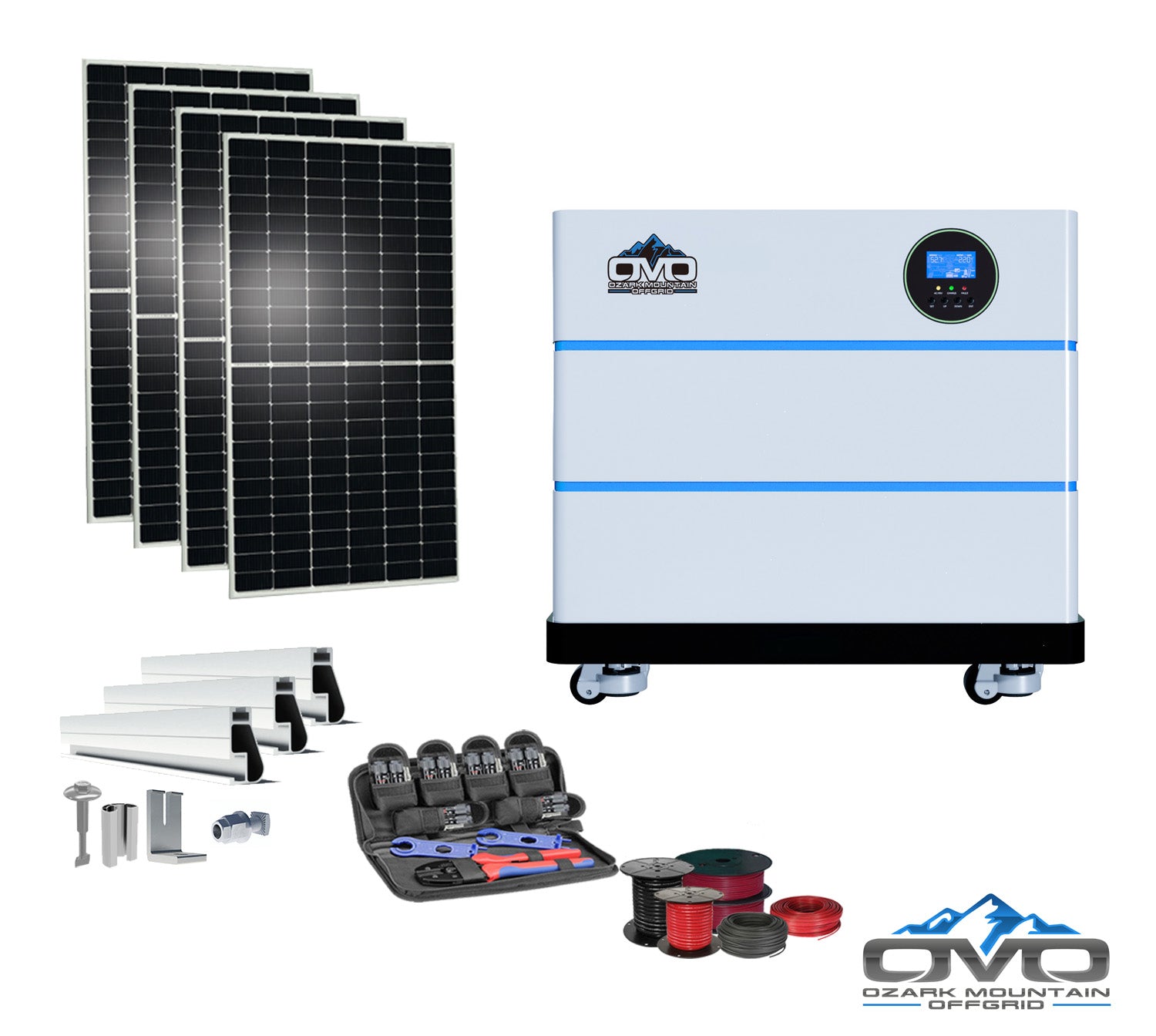 2.2KW OMO All-In-One Customizable Stacking Inverter/Battery System 550 ...