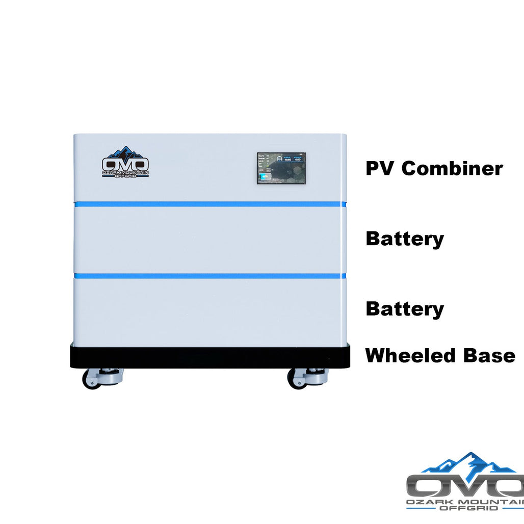 5K Sol-Ark Inverter + 10.24KW OMO Stack Lithium Battery