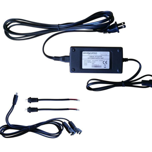 Linear Actuator or DC Motor Power Supply + DPDT Wireless Remote Control Up Down Switch + Wiring