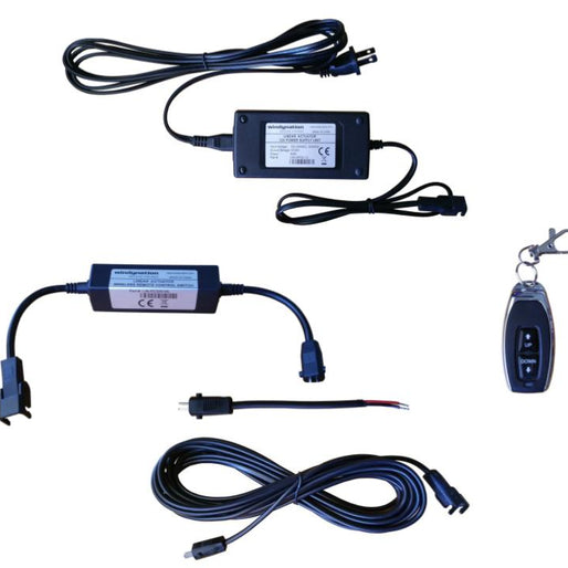 Linear Actuator or DC Motor Power Supply + DPDT Wireless Remote Control Up Down Switch + Wiring