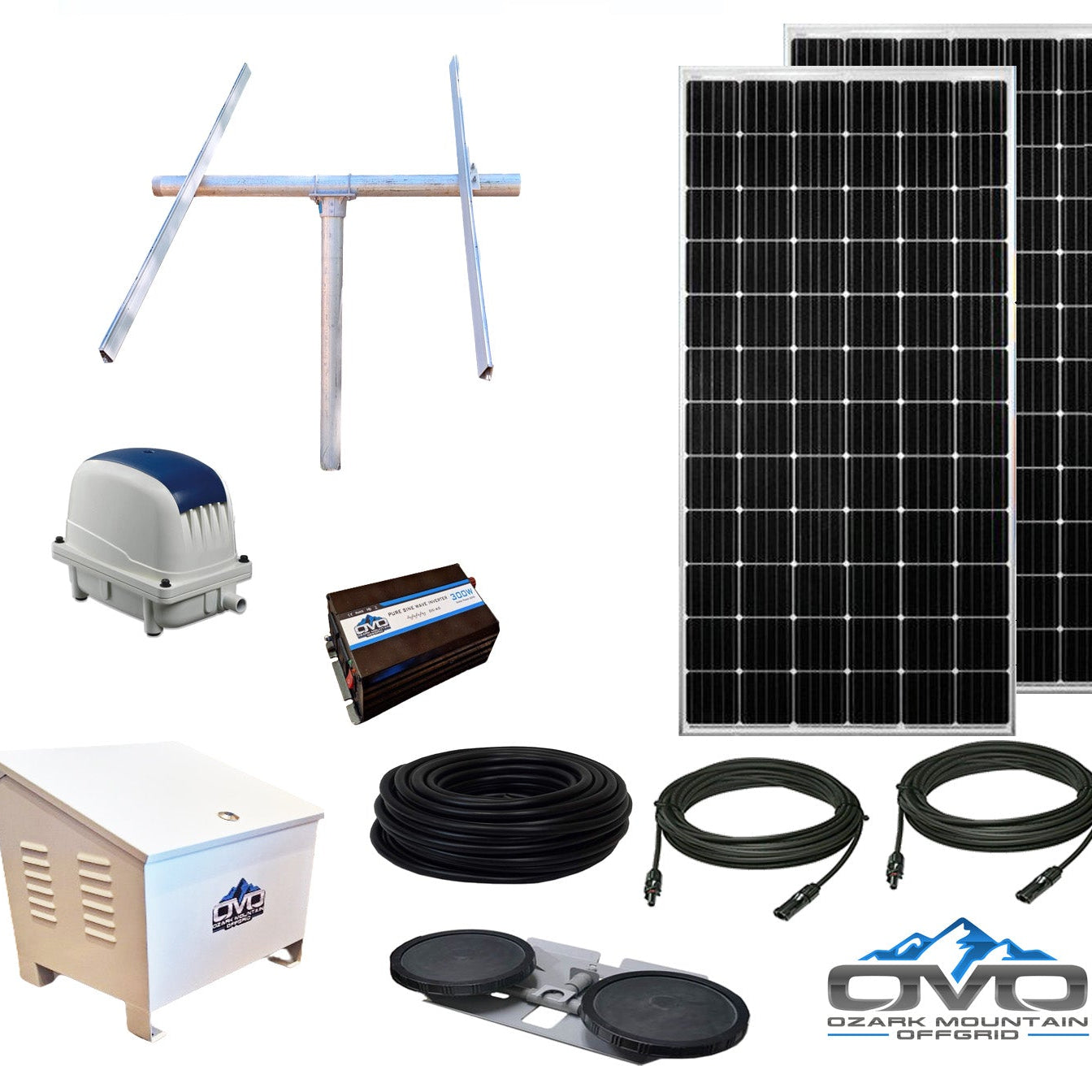 Solar Pond Aeration - Complete System