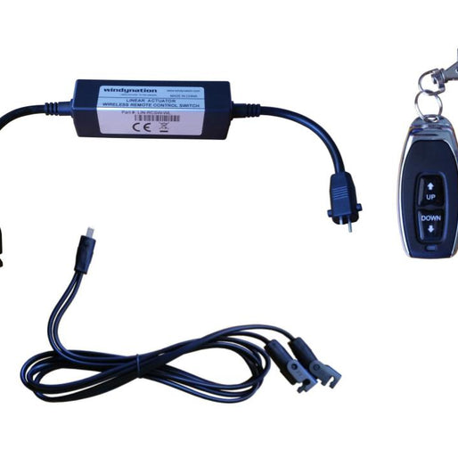 Linear Actuator or DC Motor Power Supply + DPDT Wireless Remote Control Up Down Switch + Wiring