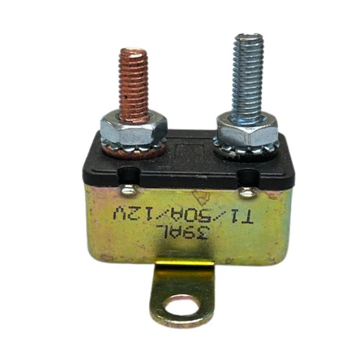 30-Amp or 50-Amp 12 Volt Automatic Reset Circuit Breaker