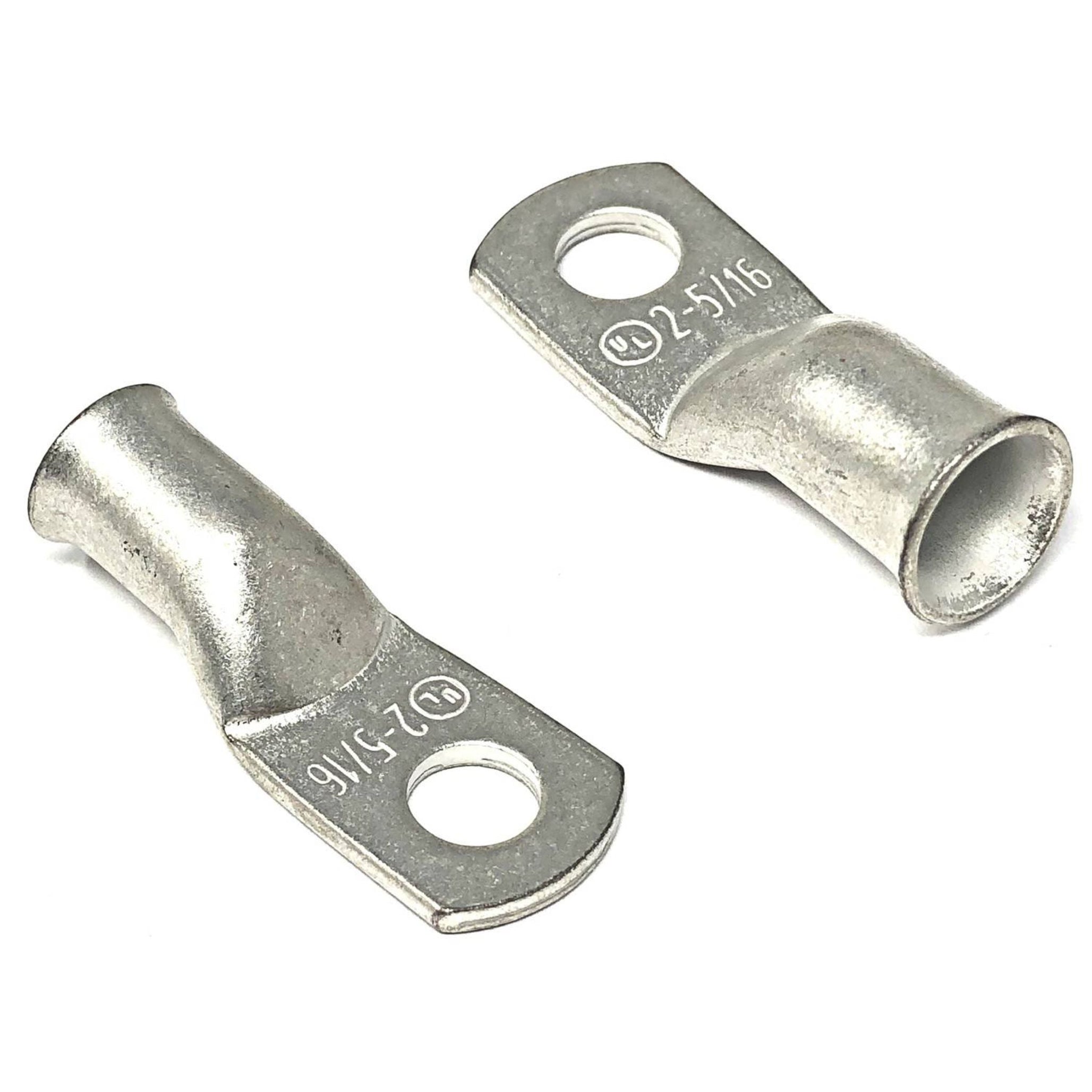 2 Gauge (AWG) Pure Copper Cable Lug Connector Ring Terminals