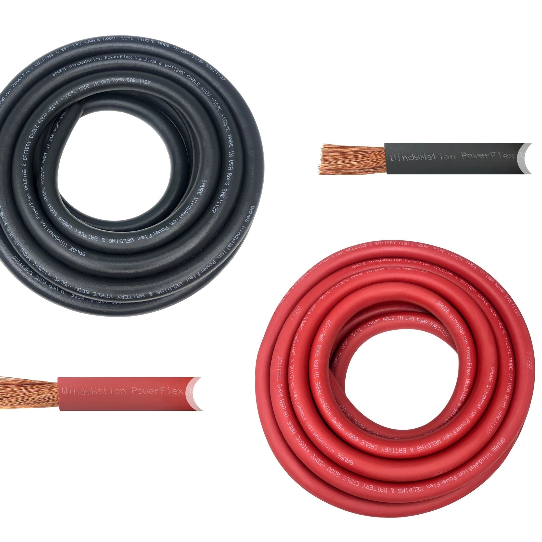 8 Gauge Pure Copper Ultra Flexible Welding & Battery Cable