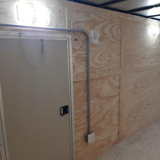 16' Enclosed SOLAR POWERED Offgrid Self-Sufficient Trailer BASE MODEL