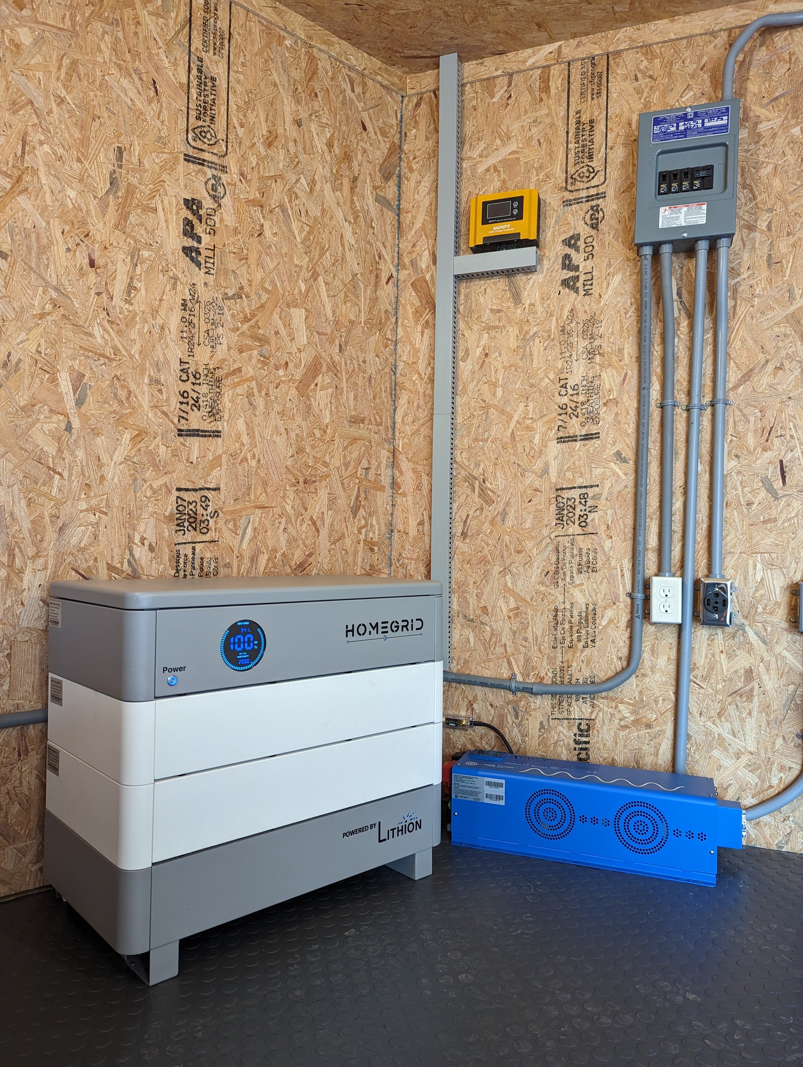 16' Enclosed SOLAR POWERED Offgrid Self-Sufficient Trailer - Concession Window Expanded Solar Array / Expanded Lithium battery bank - MOBILE STOREFRONT VERSION