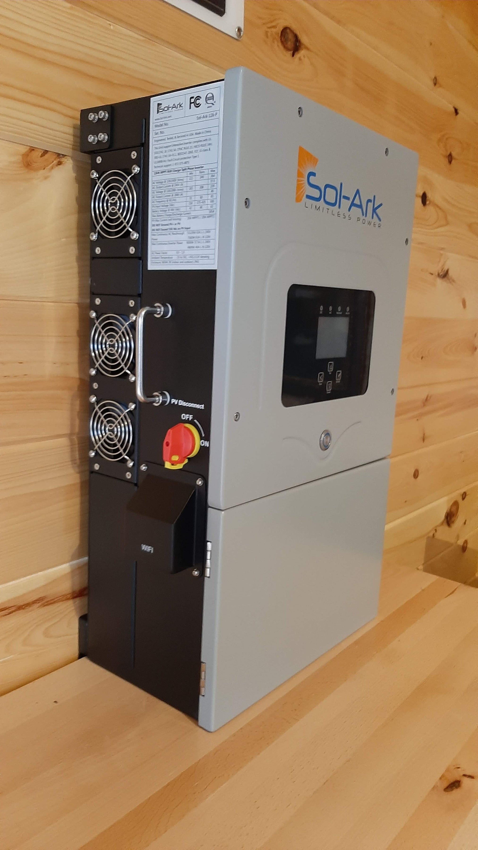 6KW Complete Offgrid Solar Kit + 15K Sol-Ark Inverter +6.6KW Solar with Mounting Rails and Wiring