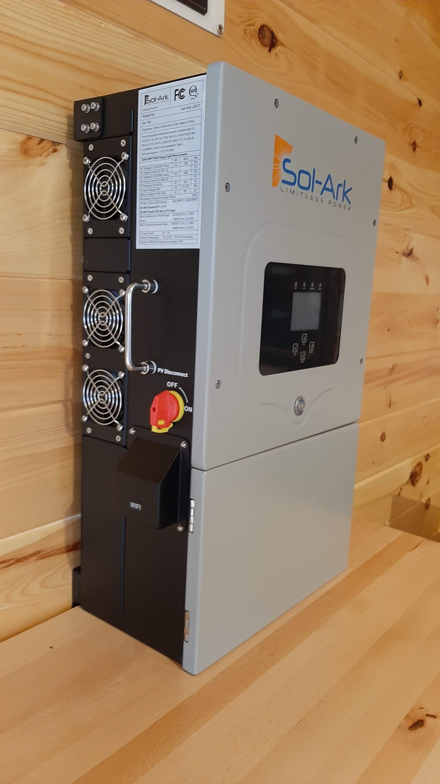 6KW Complete Offgrid Solar Kit + 15K Sol-Ark Inverter +6.6KW Solar with Mounting Rails and Wiring