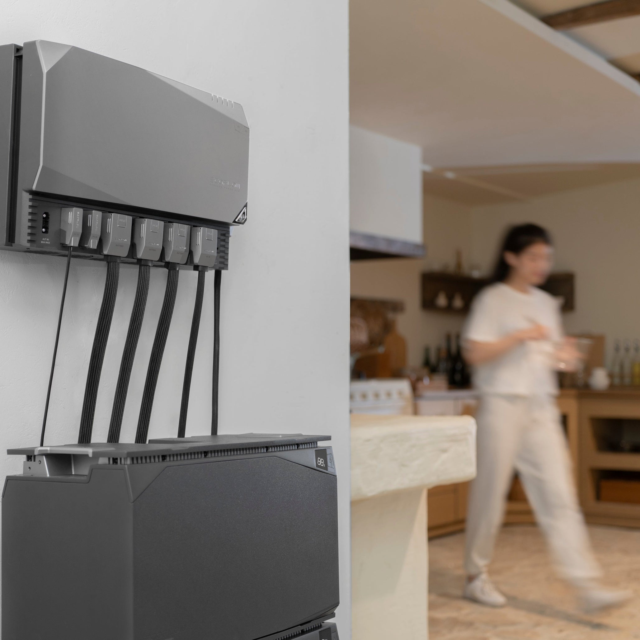 EcoFlow Power Kit 120V Output - 1x 3600 Watt Solar Generator / 4000wH Lithium Storage /1300w Solar Complete Offgrid Kit