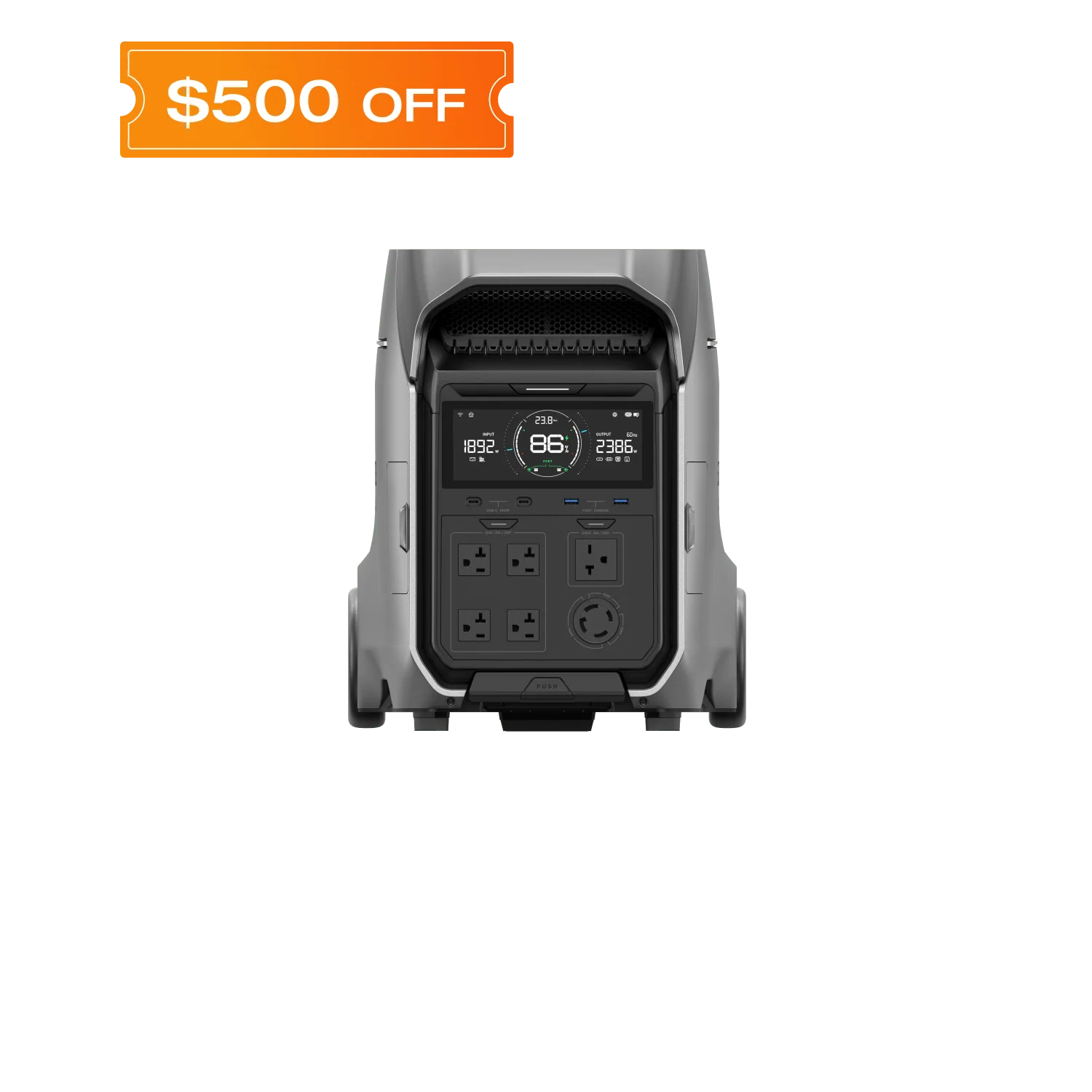 EcoFlow DELTA Pro 3 Portable Power Station