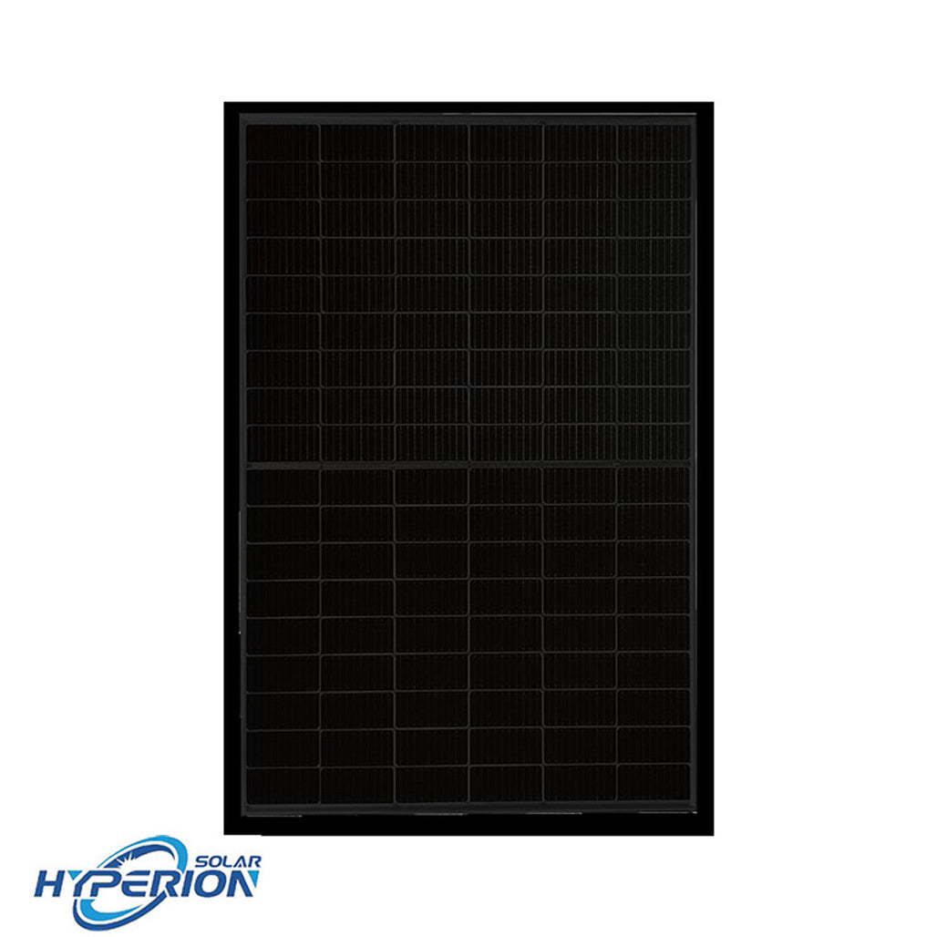 Hyperion by Runergy 400W Bifacial Solar Panel (Black) | Up to 500W with Bifacial Gain