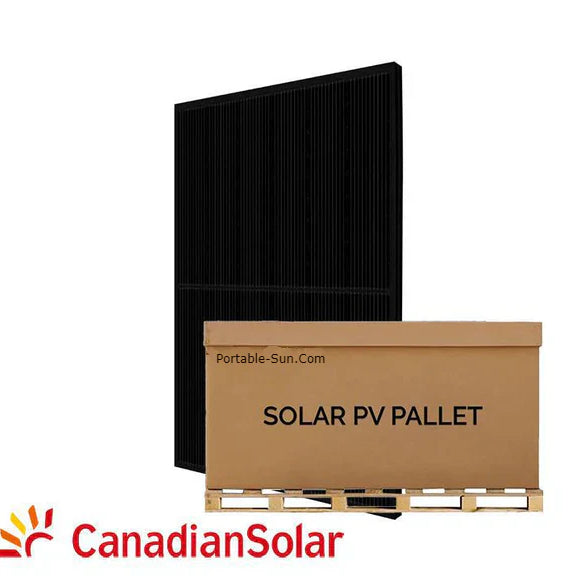 Canadian Solar 445W TOPHiKu6 | CS6.2-48TM-H 445 N-Type | Mono TOPCon Solar Panel | Texas Assembled | Full Pallet (31 Panels)
