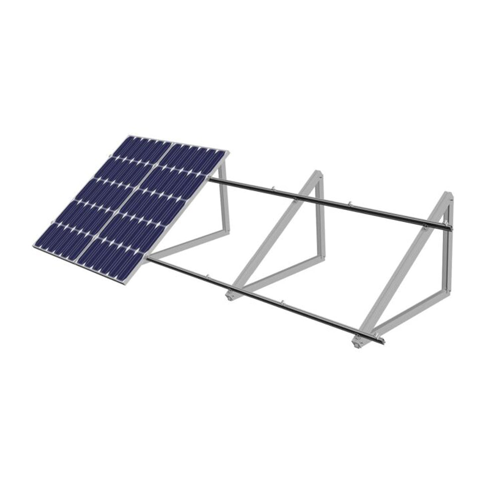 Adjustable Shelving for Floor and Roof Solar Panel Mounting (by Feet)