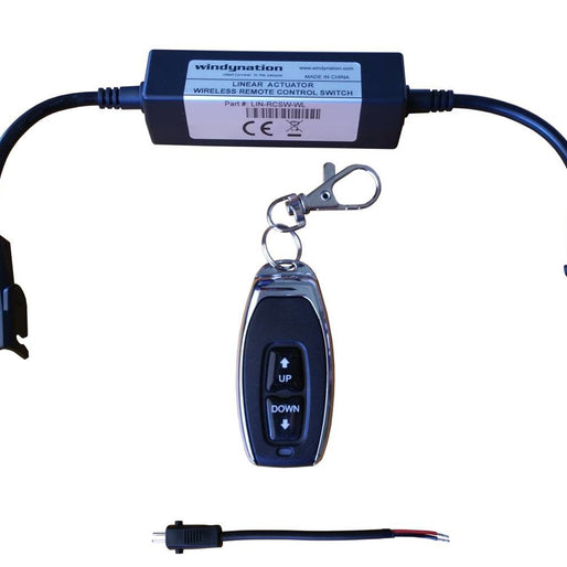 Linear Actuator or DC Motor Power Supply + DPDT Wireless Remote Control Up Down Switch + Wiring