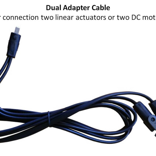 Linear Actuator or DC Motor Power Supply + DPDT Wireless Remote Control Up Down Switch + Wiring