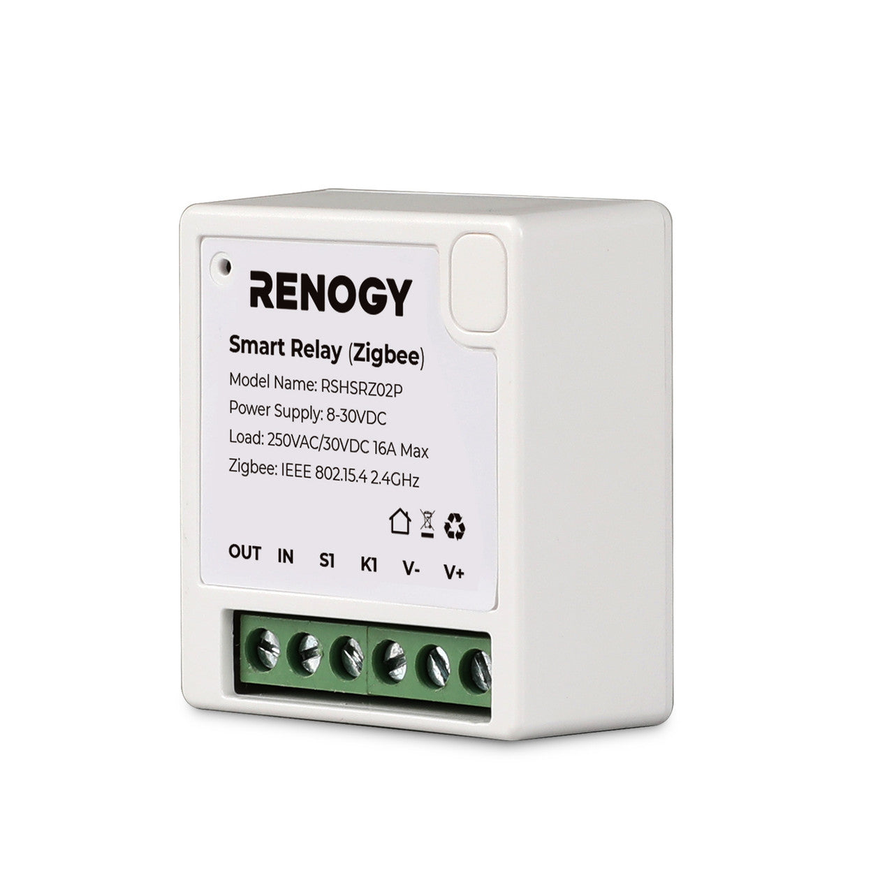 Renogy Smart Relay: Control Your Off-Grid Power with Efficiency & Safety (Zigbee 3.0, Compact Design)